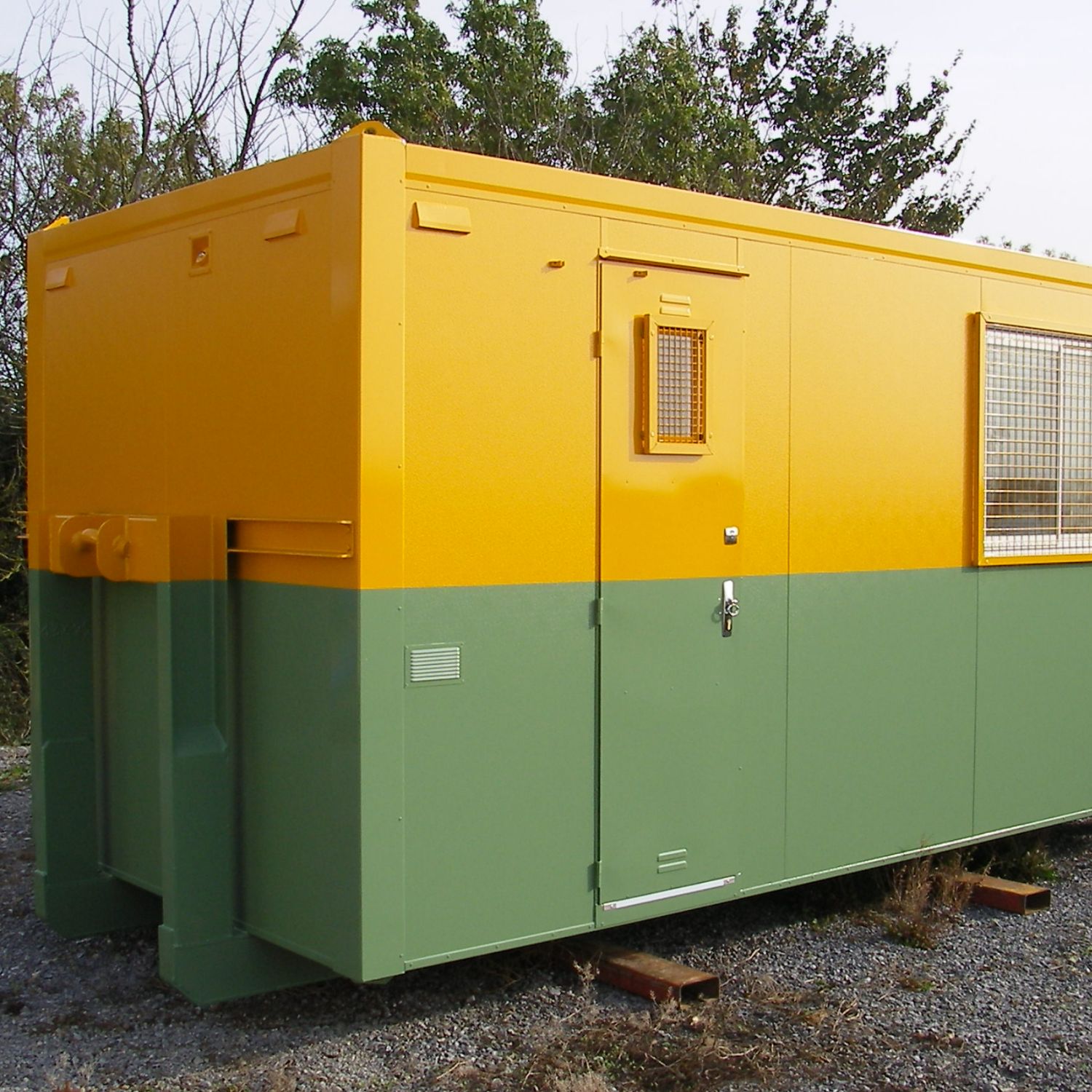 Base vie sur berce fabriqué par le spécialiste de la construction modulaire près de Nantes en Loire Atlantique