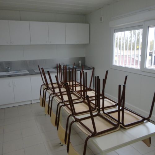 Réfectoire Gaillon 27 CONSTRUCTION MODULAIRE COURANT CONSTRUCTEUR