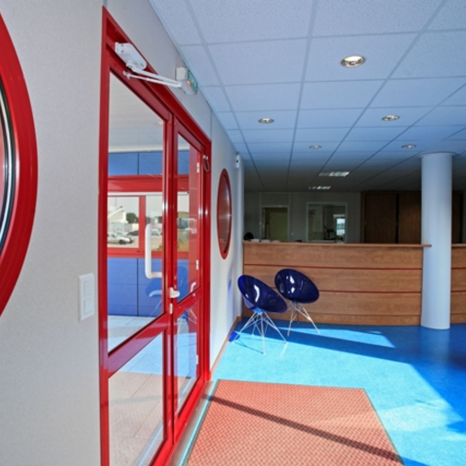 Bureau modulaire Lefort réalisé par Courant Constructeur