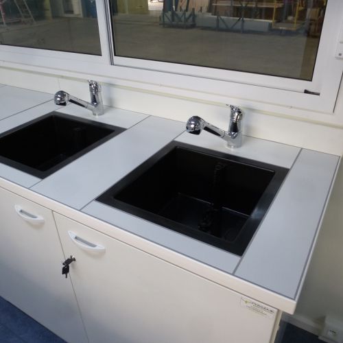 Laboratoire modulaire préfabriqué pour l'industrie