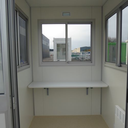 Guérite de garde Saint Herblon 44 CONSTRUCTION MODULAIRE COURANT CONSTRUCTEUR