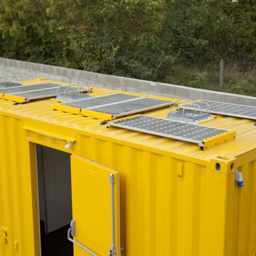 Container maritime reconditionné en base vie pour vos chantiers