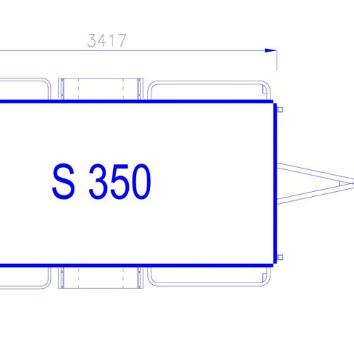 plan roulotte de chantier isolé