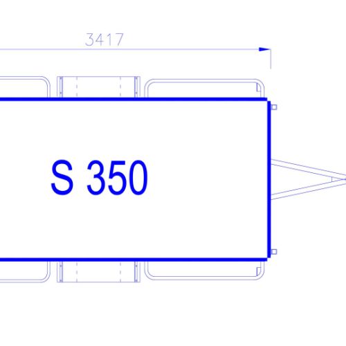 plan roulotte de chantier isolé