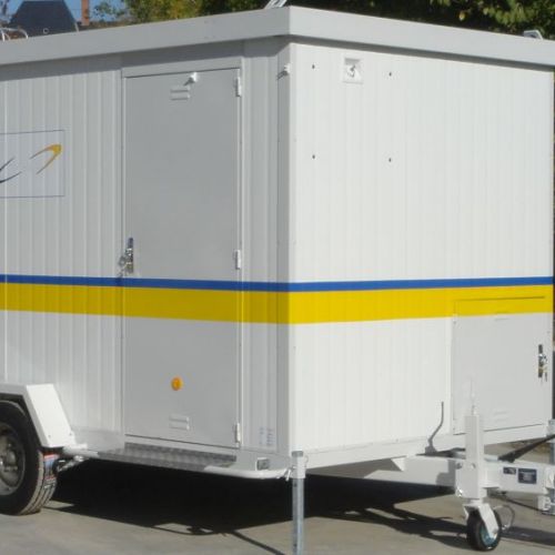 abri de chantier mobile ou caravane de chantier Courant Constructeur