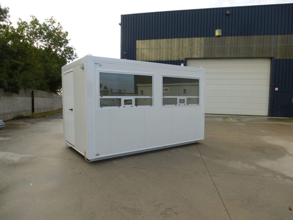 La caisse point de vente réalisée en construction modulaire